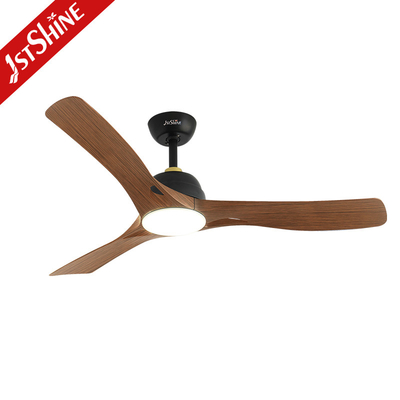 52'' LED Ceiling Fan With Remote Control 6 Speed Plastic Blade