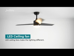 110-240V Plastic Save Energy Ceiling Fan Dengan Lampu Motor DC 6 Kecepatan