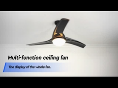 DCF W186 52 AC Plastic Ceiling Fan Outdoor AC Motor 3 ABS Blades