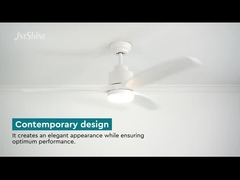 Low Profile DC110V Dimmable LED Ceiling Fan Reversibel Motor DC Tenang