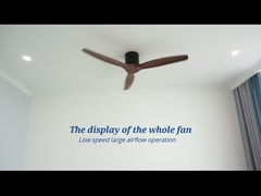 Kipas Langit-Langit Dekorasi Rumah 220V 60w Dengan Motor AC Remote Control