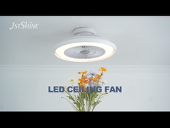 Tutup Bladeless LED Ceiling Fan Dengan Dimmable Modern Putih Untuk Ruang Belajar