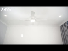 Dc Motor 6 Kecepatan Remote Control Kipas Plafon Putih Dengan 4 Pisau MDF