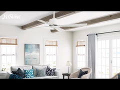 Air Putih Pendingin Kipas Langit-langit Industri 5 Kecepatan Pilihan Volume Udara Tinggi