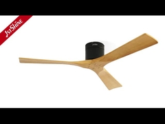 3 bilah Kipas langit-langit kayu dengan remote control Motor DC yang tenang Kecepatan tinggi