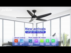LED 5 Blade Ceiling Fan, ruang tamu tenang Ceiling Fan DC berkecepatan tinggi