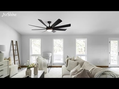 8 Blade Dimmable LED Ceiling Fan dengan Remote Control