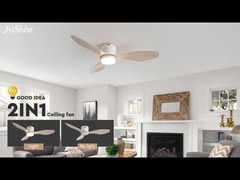 Kipas Langit-langit Plastik Putih/OEM Untuk Langit-langit Rendah Dengan Kontrol Aplikasi Pintar Timer