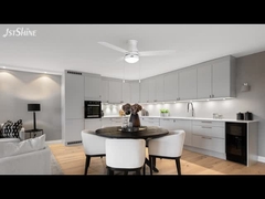 48 Inch Modern White Ceiling Fan Dengan Lampu Tarik Rantai AC Motor