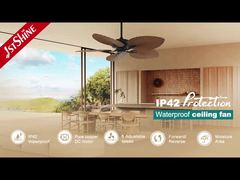 52-Inch Tropical Ceiling Fan 5 ABS Blades DC Motor Perfect for Any Interior Seeking a Tropical Touch