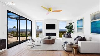 Kipas Langit-Langit Macaron yang Dapat Disesuaikan Dengan Cahaya