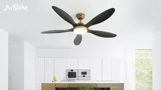 Kipas Langit-langit Modern 56 Inci dengan Lampu LED Pendinginan Tenang