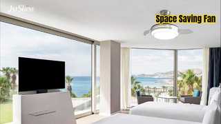 Lampu LED Kipas Langit-langit 36 ​​Inci yang Dapat Ditarik