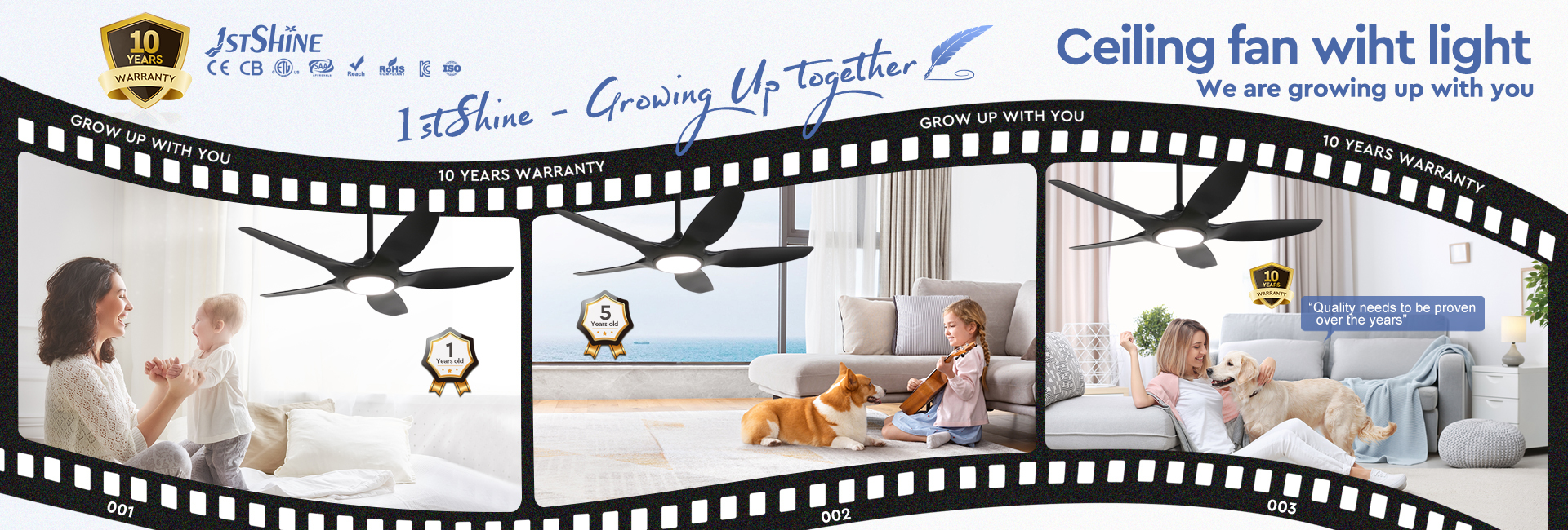 Kualitas Kipas Langit-langit LED Jarak Jauh pabrik