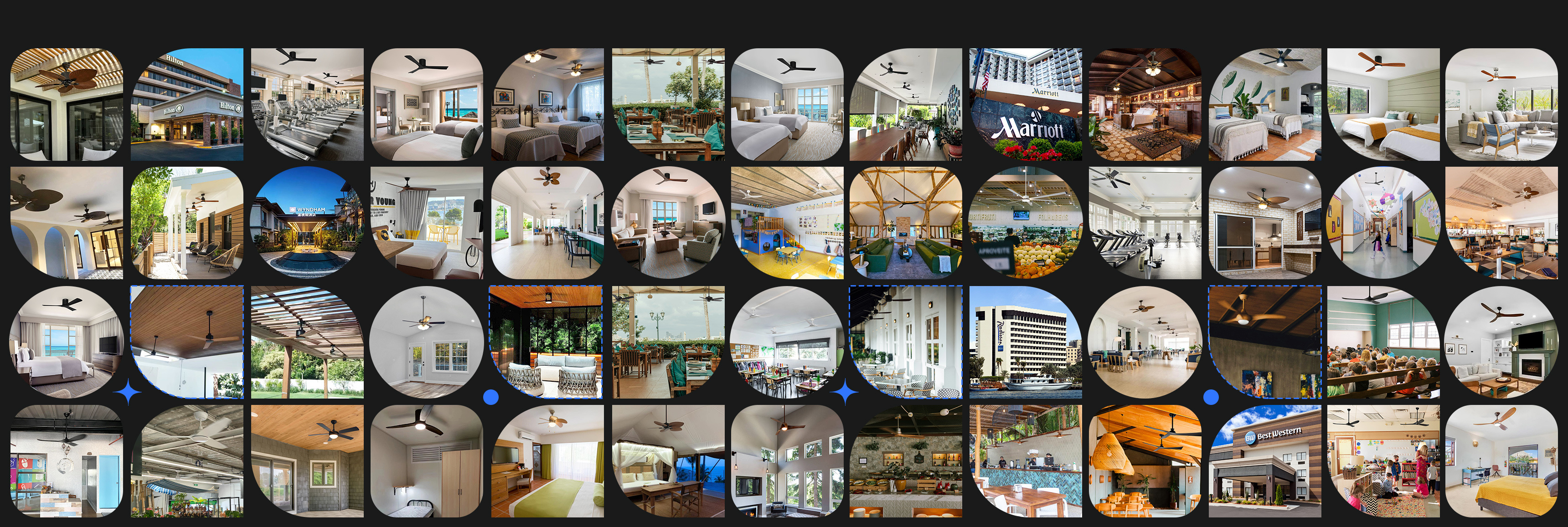 Kualitas Kipas Langit-langit LED Jarak Jauh pabrik