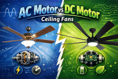 Berita perusahaan terbaru tentang Kipas Angin Langit-Langit Motor AC vs Motor DC