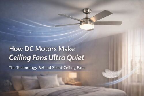 Berita perusahaan terbaru tentang Bagaimana Motor DC Membuat Kipas Langit-langit Senyap: Teknologi di Balik Kipas Langit-Langit Senyap