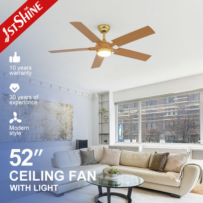 Harga yang bagus 52 Inci Remote App Control Led Ceiling Fan Air Flow Besar ABS Blade 18w Cahaya on line