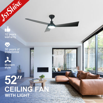 Harga yang bagus 52 Inch Dimmable LED Light Ceiling Fan Dengan Lampu Remote Control 6 Kecepatan on line