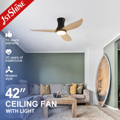 Harga yang bagus ABS Blade Flush Mount Ceiling Fan dengan Light 6 Speed Remote Control on line