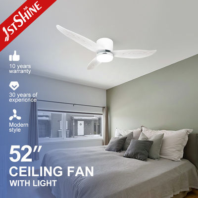 Harga yang bagus Remote Control ABS Blades LED Ceiling Fan Dengan Motor DC Tanpa Suara on line