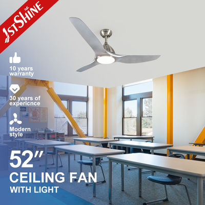 Harga yang bagus OEM 52 Inch 220v Dimmable LED Plastic Ceiling Fan Logo Kustom on line