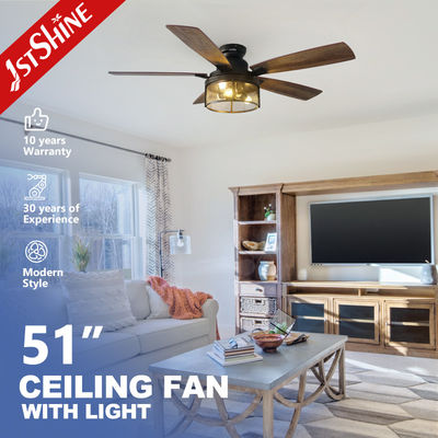Harga yang bagus 5 MDF Blades DC Motor Ceiling Fan Untuk Rumah Pertanian Komersial Dalam Ruangan on line