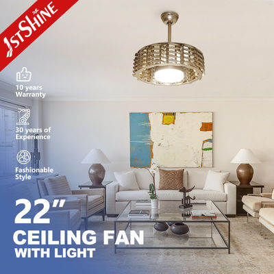 Harga yang bagus RoHS Listrik Tersembunyi Bladeless LED Ceiling Fan Dinding Kontrol on line