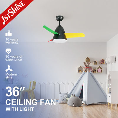 Harga yang bagus Kamar Tidur Brushless Dimmable LED Ceiling Fan Dengan Sertifikasi RoHS Jarak Jauh on line