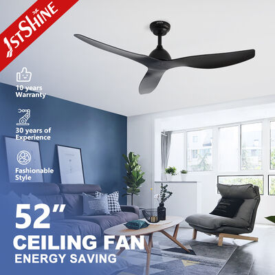 Harga yang bagus 52 Inch Low Noise Energy Saving DC Motor Plastic Ceiling Fan Tanpa Lampu Modern on line