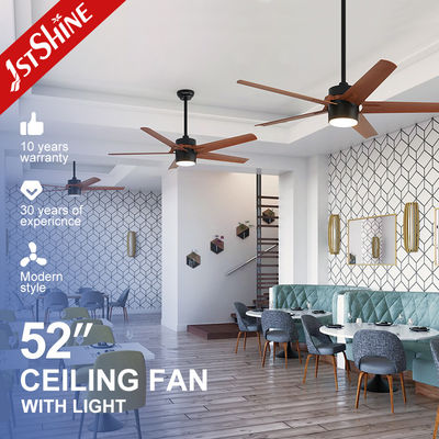 Harga yang bagus DC Motor Dimmable LED Ceiling Fan Downrod 6 Speed Noise yang lebih rendah on line