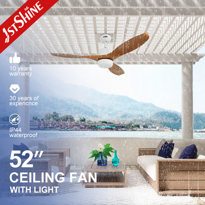 Harga yang bagus Luar Tahan Air IP44 ABS Plastik Led Ceiling Fan Remote Control on line