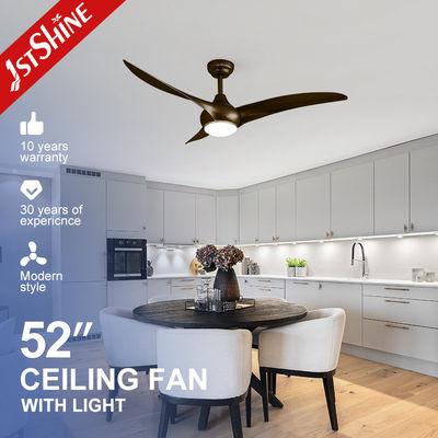Harga yang bagus Low Noise Dimmable LED Ceiling Fan Dengan DC Motor Untuk Restoran on line