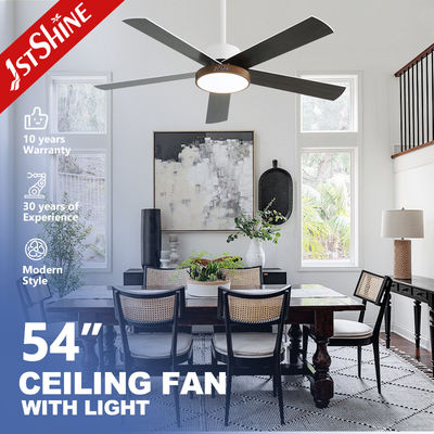 Harga yang bagus Low Noise DC Motor Ceiling Fan Light dengan 6 Speed Remote Control White Housing on line