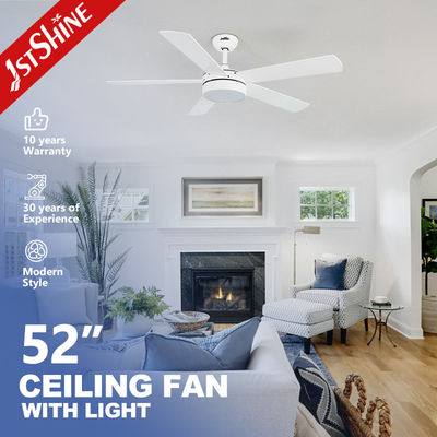 Harga yang bagus 52 Inch Smart Home WiFi-Enabled Ceiling Fan Dengan Lampu Motor DC Senyap on line