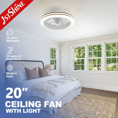 Harga yang bagus Flush Mount Ceiling Fan Dengan Dapur Motor DC Ringan Tenang on line