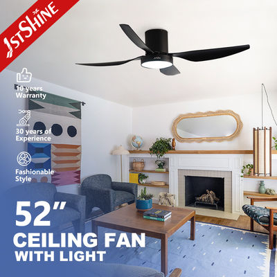 Harga yang bagus Desain Modern 4 Blade Ceiling Fan dengan Lampu LED dan Fitur Flush Mount on line