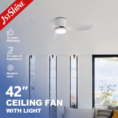 Harga yang bagus Modern 2-in-1 Kipas Angin Langit-langit Opsional LED Light Flush Mount Desain on line