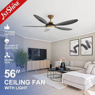 Kualitas 56 inci DC Motor Energy Saving Dimmable LED Ceiling Fan dengan Cahaya pabrik