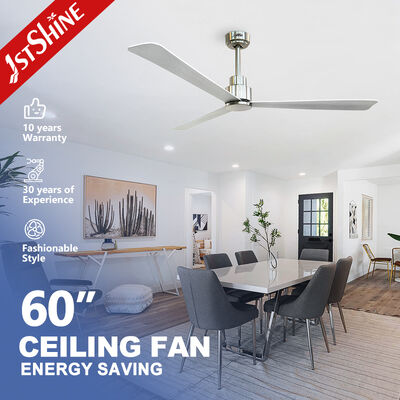 Kualitas Vintage 220V DC Wood Blade Ceiling Fan dengan hemat energi dan kebisingan rendah untuk rumah dan kantor pabrik