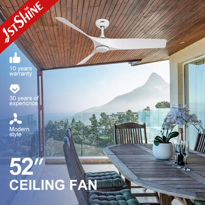 Harga yang bagus Kipas Langit-langit Modern Putih 52 Inci dengan Motor DC Senyap dan 3 Bilah ABS On line